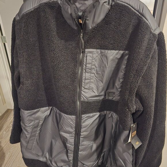 Brand New Vans Mens MTE SHERPA Highpile Jacket Black Size XL VN000M2KBLK NEW - Picture 5 of 16